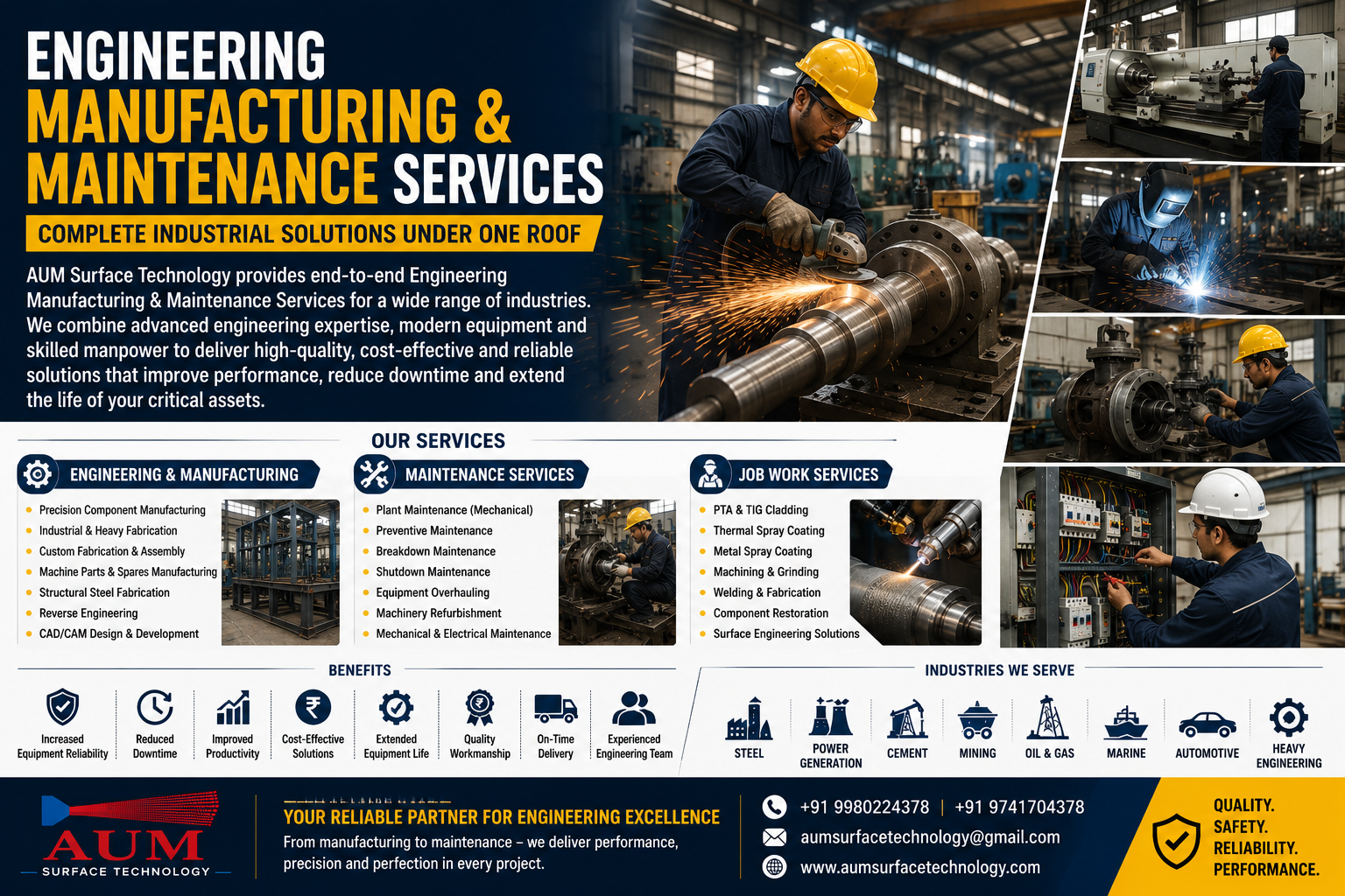 AUM SURFACE TECHNOLOGY - Engineering Manufacturing & Maintenance Services